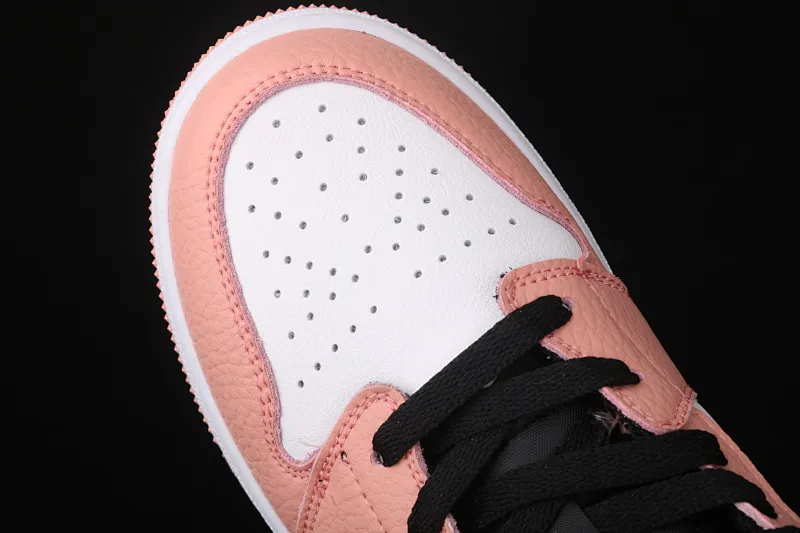 All categories Air Jordan Jordan series basketball shoes Air Jordan 1 Mid Air Jordan 1 Mid "Pink Quartz" AJ1 Joe 1 pink quartz first layer Chinese basketball shoes 555112-603